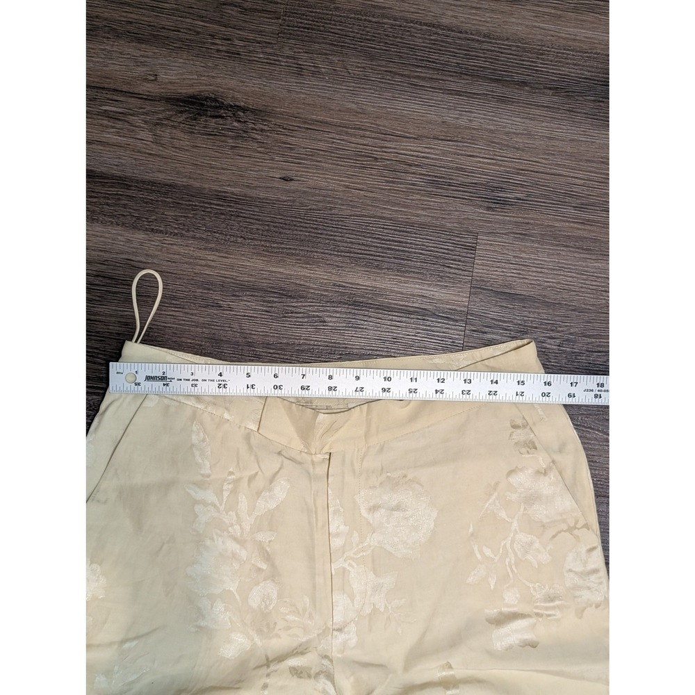 Ralph Lauren Purple Label Seth Floral Jacquard Linen Pants Cream 32x31.5 - Picture 2 of 8